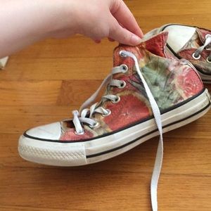 Fruit Patterned Hightop Converse